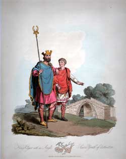King Edgar with an Anglo Saxon Youth of distinction.