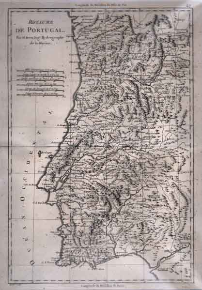 Map of Portugal (Royaume de Portugal)