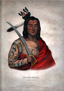 Mon-ka-ush-ka.  A Sioux Chief.