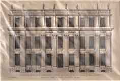 The Elevation of Powis House in Ormond Street London... Vol. 1; Plate 42.