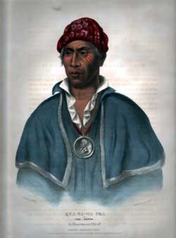 Quatawapea, or Col. Lewis.  A Shawanee Chief.  
