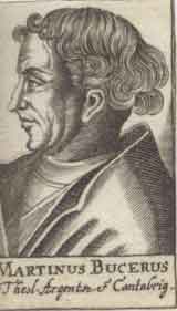 Martinus Bucerus. Theol. Argentor of Cantabrig.