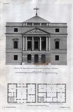Elevation of... Lord Herbert his House in Whitehall...  Vol. 3, pl. 48.