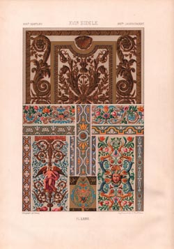 XVIIe Siecle (17th Century).  (1re Partie)  Peintures Murales, Miniatures, Emaux et Nielles.  Pl. LXXVI.