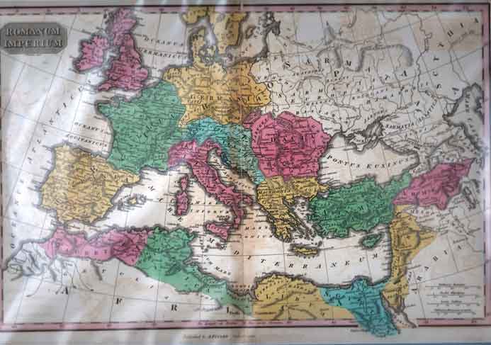 Map of Romanum Imperium (Roman Empire)