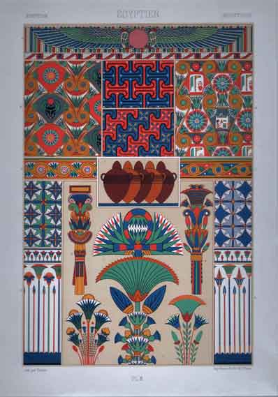 Egyptien, PL. II: Peintures Decoratives