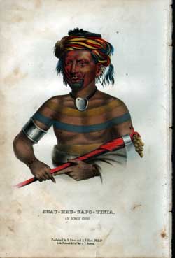 SHAU-HAU-NAPO-TINIA, an Ioway Chief