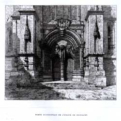 Porte Occidentale De L’Eglise Guingamp