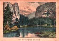 The Washington Columns.  Yosemite Valley